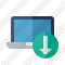 Laptop Download Icon