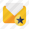 Mail Read Star Icon