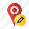 Map Pin Edit Icon