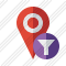 Map Pin Filter Icon