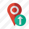 Map Pin Upload Icon