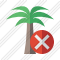 Palmtree Cancel Icon