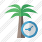 Palmtree Clock Icon