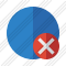 Point Blue Cancel Icon