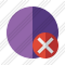 Point Purple Cancel Icon