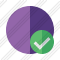 Point Purple Ok Icon