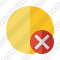 Point Yellow Cancel Icon