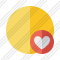 Point Yellow Favorites Icon