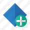 Rhombus Blue Add Icon