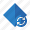 Rhombus Blue Refresh Icon