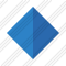 Rhombus Blue Icon