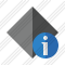 Rhombus Dark Information Icon