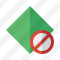 Rhombus Green Block Icon