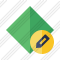 Rhombus Green Edit Icon