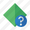 Rhombus Green Help Icon