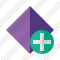 Rhombus Purple Add Icon