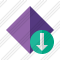 Rhombus Purple Download Icon