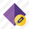 Rhombus Purple Edit Icon