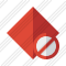 Rhombus Red Block Icon