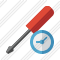 Screwdriver Clock Icon