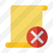 Script Blank 2 Cancel Icon