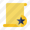 Script Blank 2 Star Icon