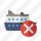 Icône Ship Cancel