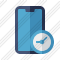 Smartphone 2 Clock Icon