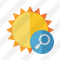 Sun Search Icon