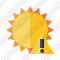 Sun Warning Icon