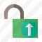 Unlock Upload Icon