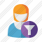 User Woman 2 Filter Icon