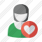 User Woman Favorites Icon