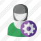 User Woman Settings Icon