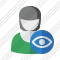 User Woman View Icon