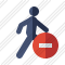 Walking Stop Icon