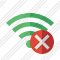 Wi Fi Green Cancel Icon