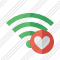 Wi Fi Green Favorites Icon