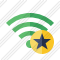 Wi Fi Green Star Icon