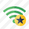 Icône Wi Fi Green Star