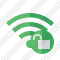 Icône Wi Fi Green Unlock
