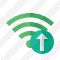 Icone Wi Fi Green Upload