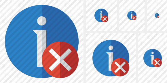 Information Cancel Icon Information Cancel Icon