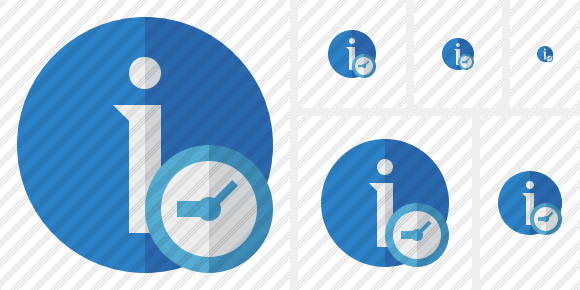 Information Clock Icon Information Clock Icon