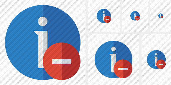 Information Stop Icon Information Stop Icon