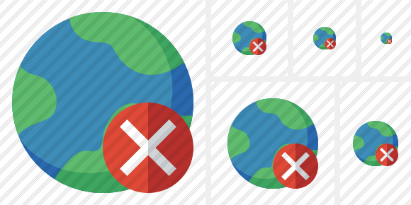 Internet Cancel Symbol Internet Cancel Symbol