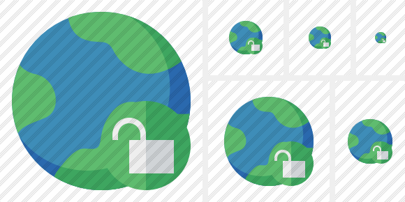 Internet Unlock Symbol Internet Unlock Symbol