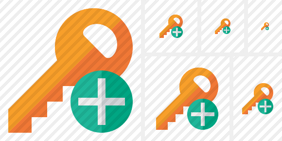 Key Add Icon Key Add Icon