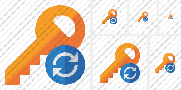 Key Refresh Icon Key Refresh Icon