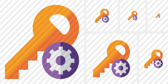 Key Settings Icon Key Settings Icon